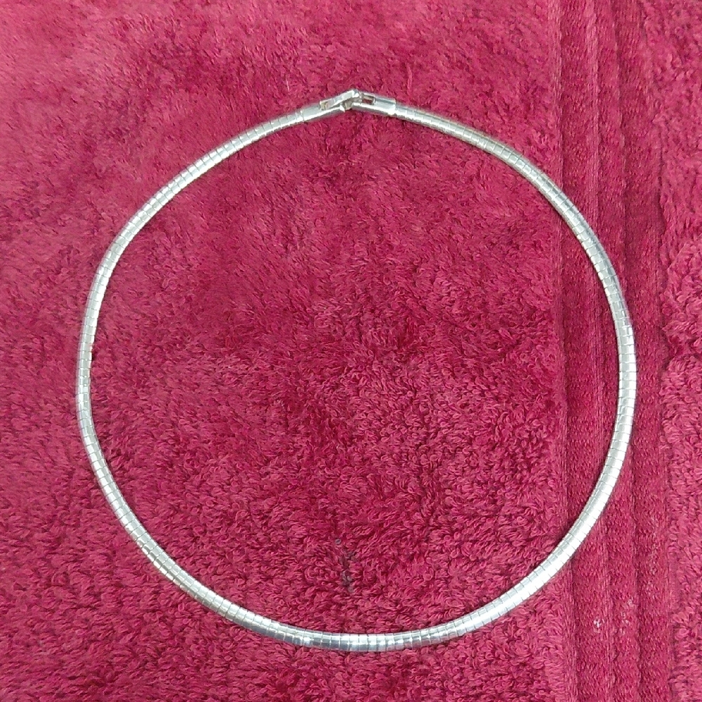 Vintage Omega Chain Choker Necklace